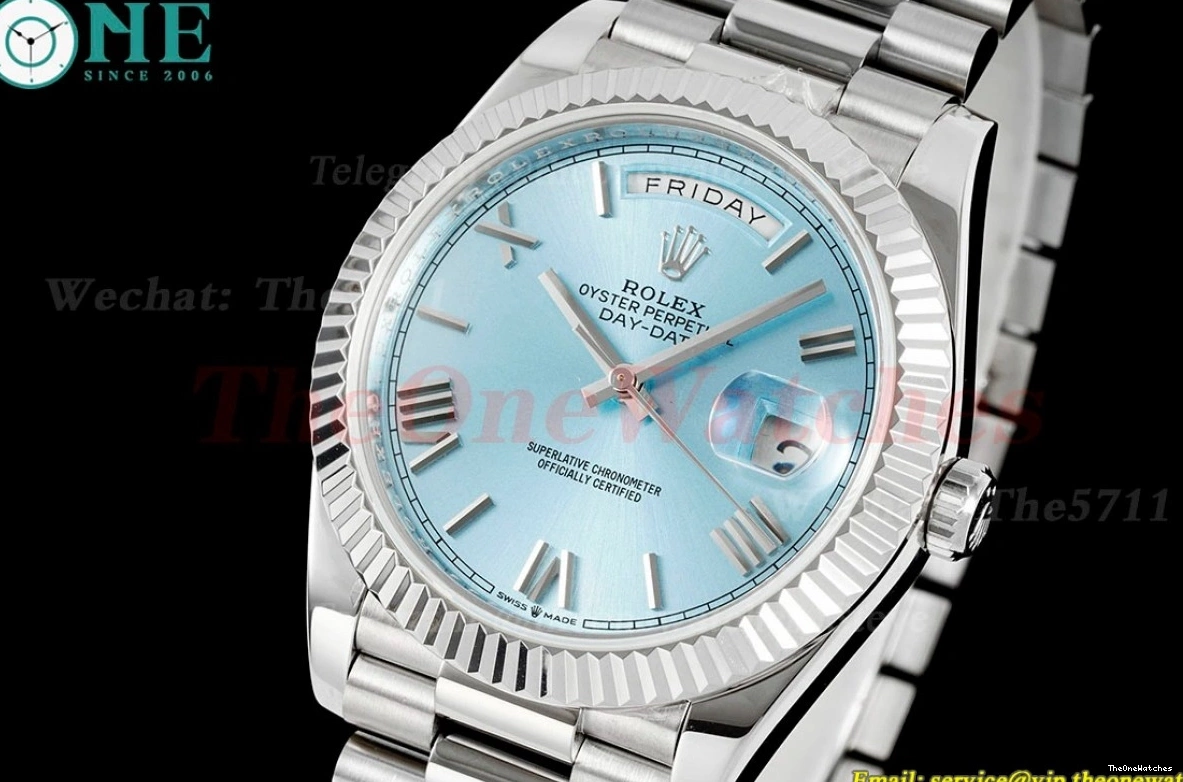 Ice Rmn KF 40mm Blue SS Weight) SS DayDate 228236 VR3255(Gain 0418